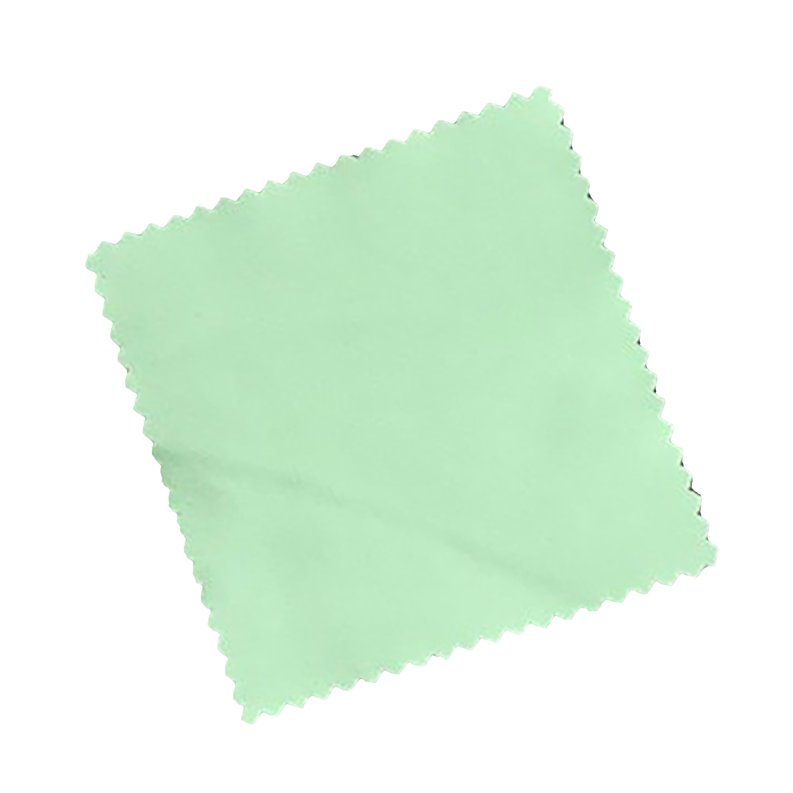 100 Stück 6x8cm Doppelseitige Samt-brillenreinigungstücher, Gold Und Silber, Für Schmuck Und Obst, Grün