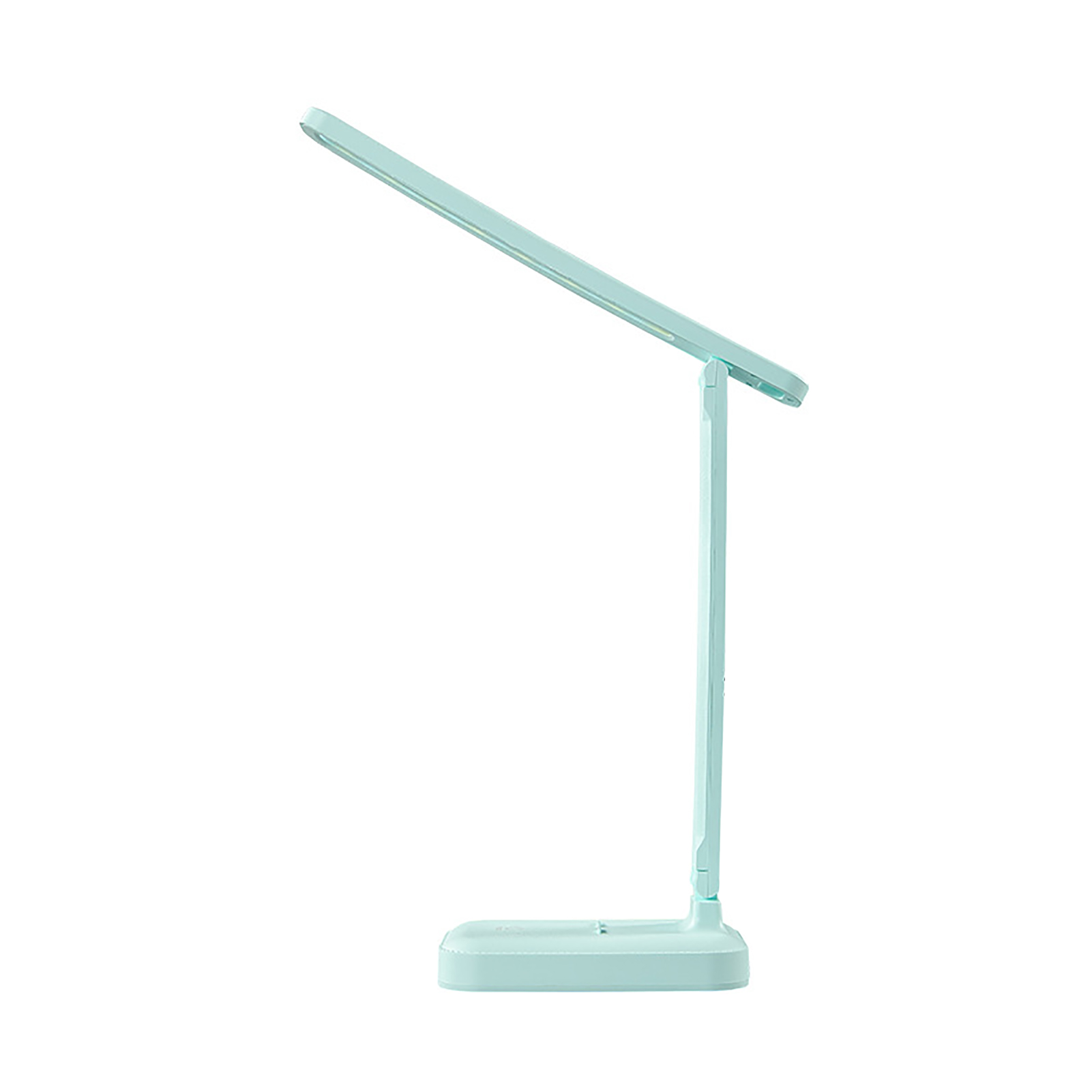 Wiederaufladbare Led-schreibtischlampe, Faltbar, Mit Sanftem Licht Und Augenschutz Für Schüler, Büro Oder Schlafzimmer – Naturblau