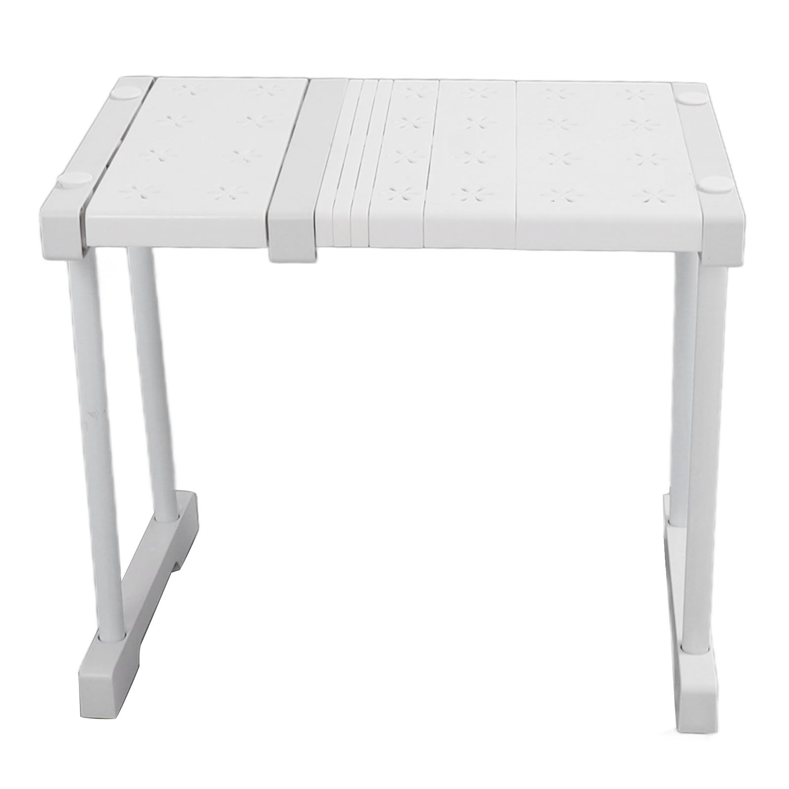 Ausziehbares Und Stapelbares Regal, Tragkraft 55 Kg, Aufbewahrungsteiler Für Kleiderschrank/garderobe, Verstellbare Länge 27-38 Cm