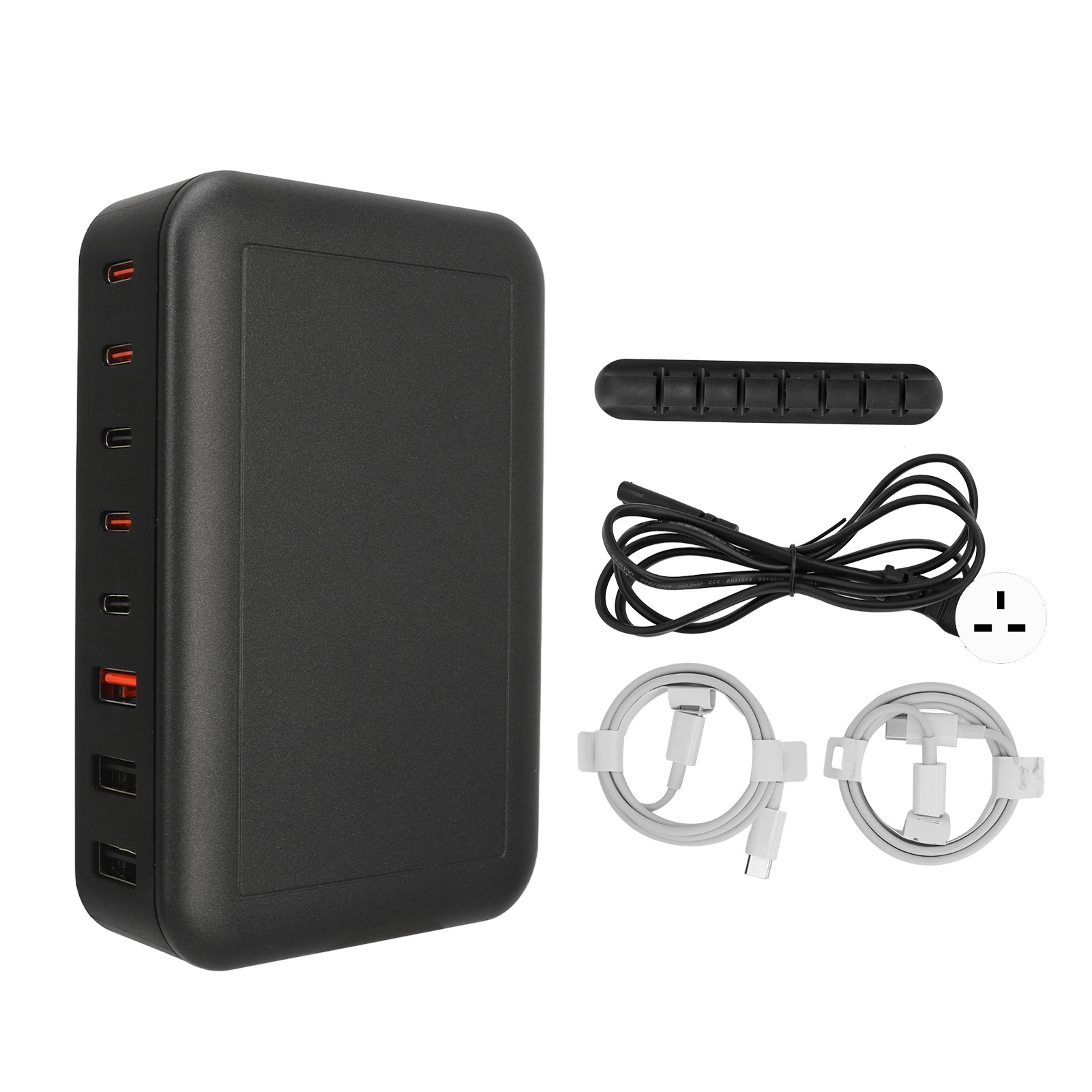 8-port-usb-desktop-ladegerät, 235 W, Pd65 W Schnellladefunktion Für Macbook, Iphone, Ipad – 100–240 V