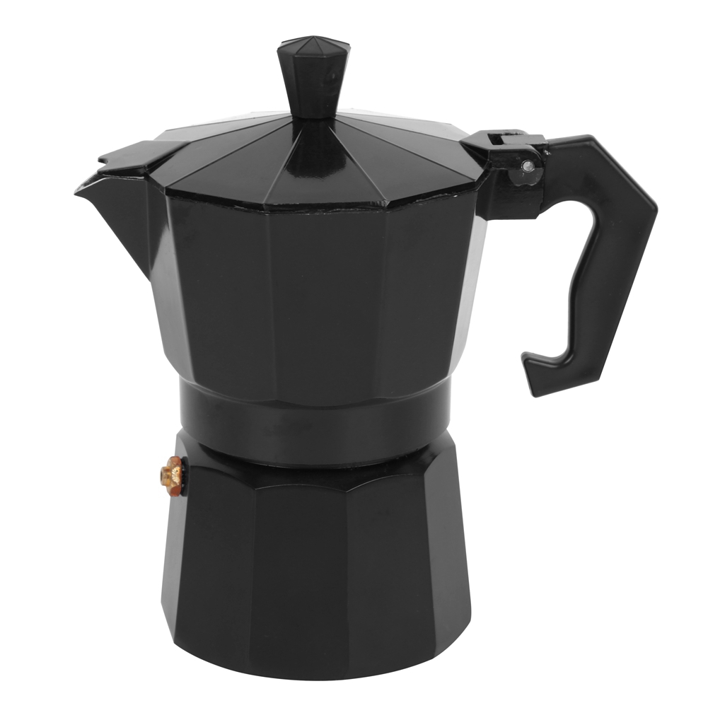Italienische Espressokanne Aus Aluminium (150 Ml) Für 3 Tassen – Küchen-, Haushalts- Und Büroaccessoire