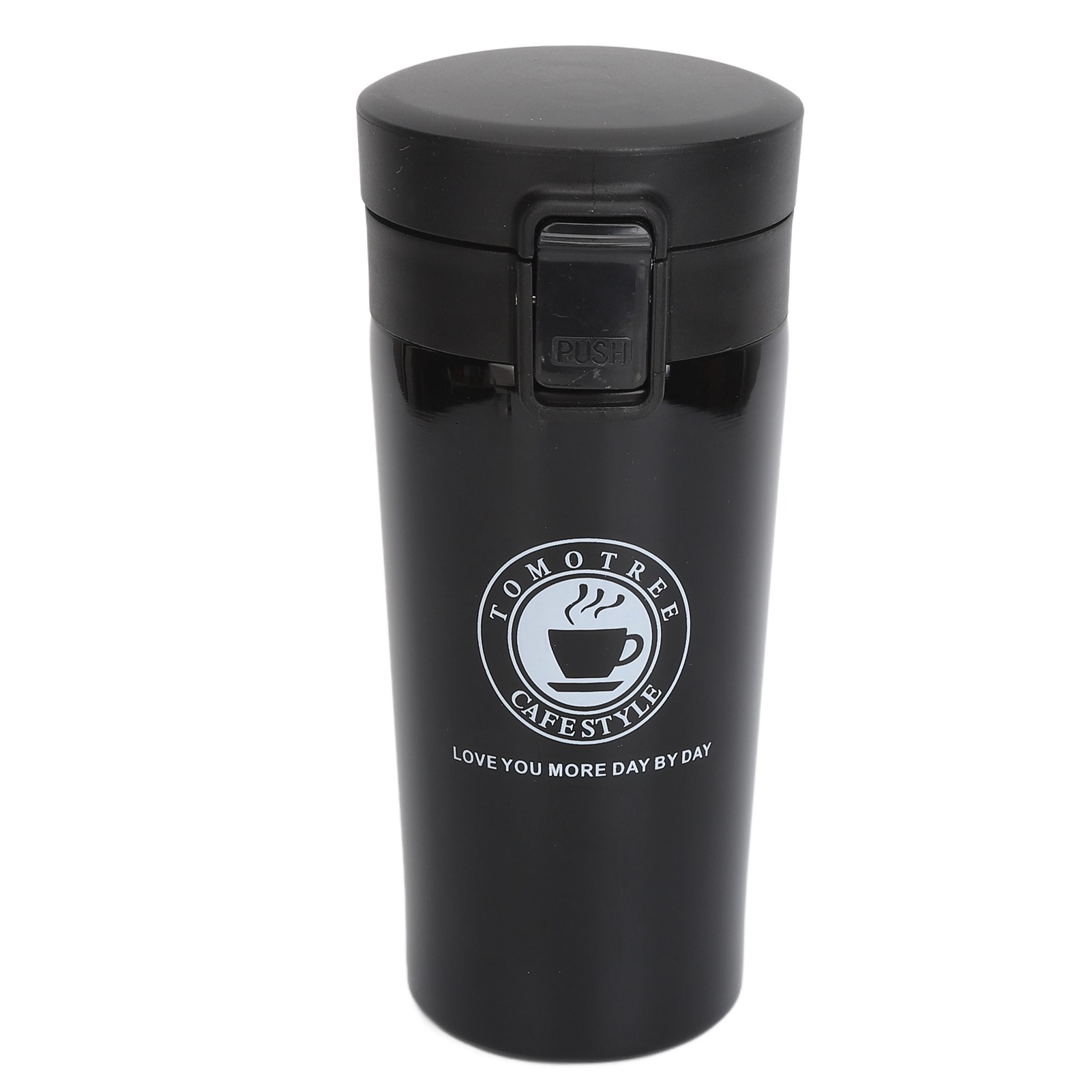 380 Ml Edelstahl-isolierbecher, Doppelwandig Mit Klappdeckel, Tragbar Und Auslaufsicher, Ideal Für Kaffee Und Heiße/kalte Getränke