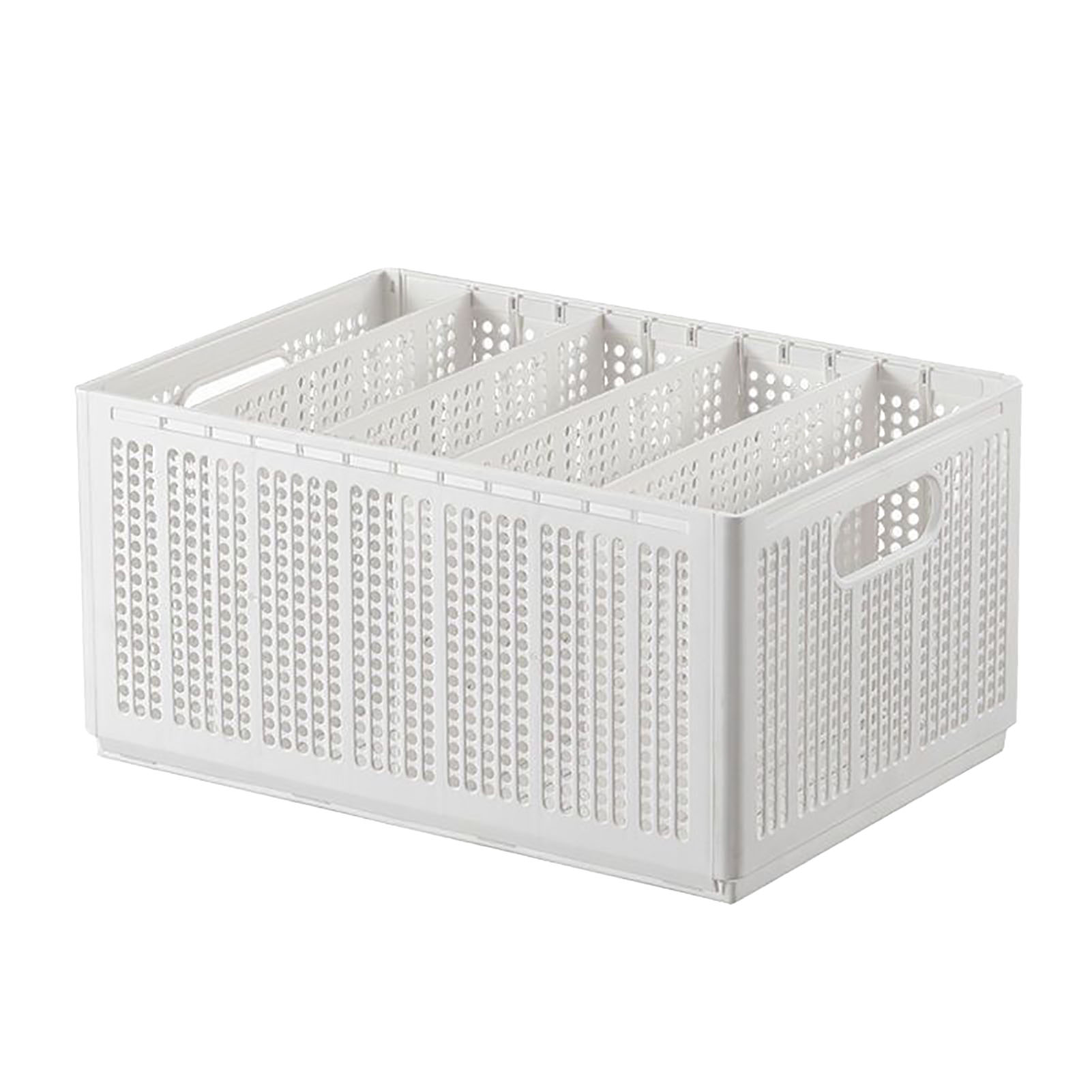 Faltbare Kleiderschrankbox Mit 5 Fächern – Weiß – Modulares Schranksystem Fürs Schlafzimmer