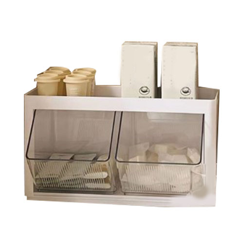 Multifunktionale Wandaufbewahrungsbox Für Teebeutel Und Kaffeekapseln – Weiß