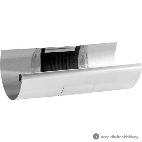Zambelli Kupfer Rinnen-dilatation Einseitig Hr 333 Mm 26 Cm Breit Mit Schutzblende, 114705