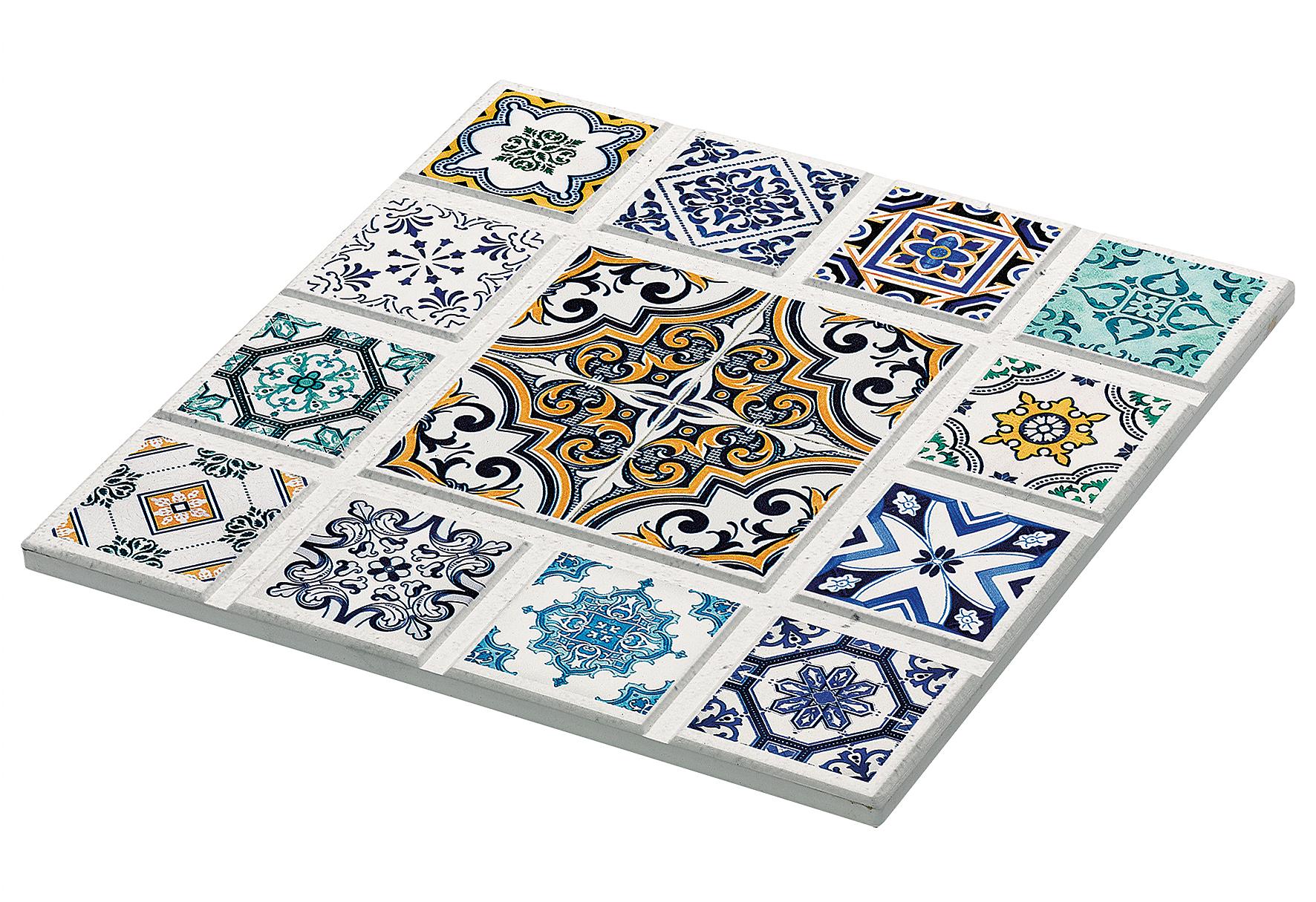 Zassenhaus Casablanca Kochplatte, Keramik/kork, 20 X 20 Cm, Rautenförmig