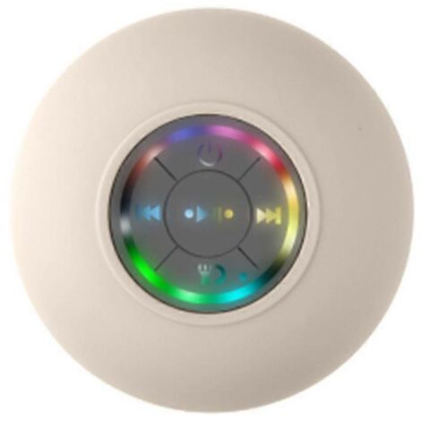 Kabellose Badezimmerlautsprecher Mit Rgb-beleuchtung, Freisprechfunktion, Kompatibel Mit Telefon Und Dusche.