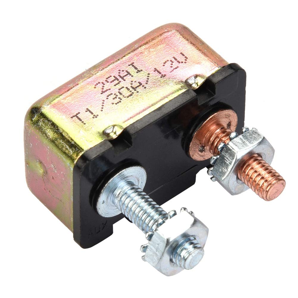 Marine Universal-leistungsschalter Mit Automatischer Rückstellung 12/24v Mit Metallabdeckung [30a].