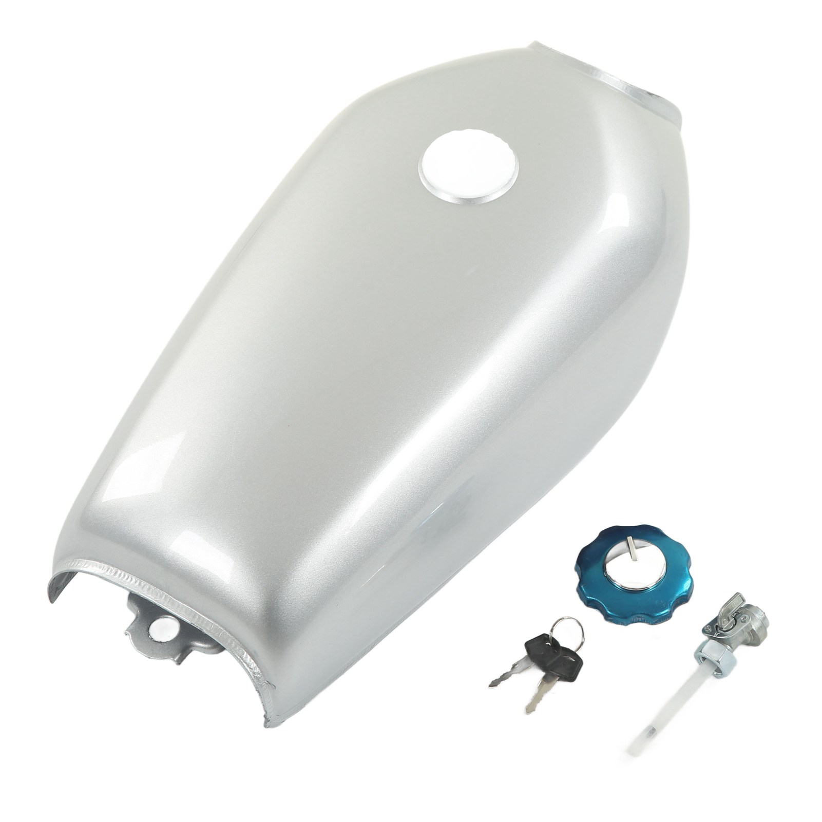 Kraftstoff-/benzintank, Lichthärtender Lack, 9-liter-benzintankdichtstoff Für Motorräder (silber)