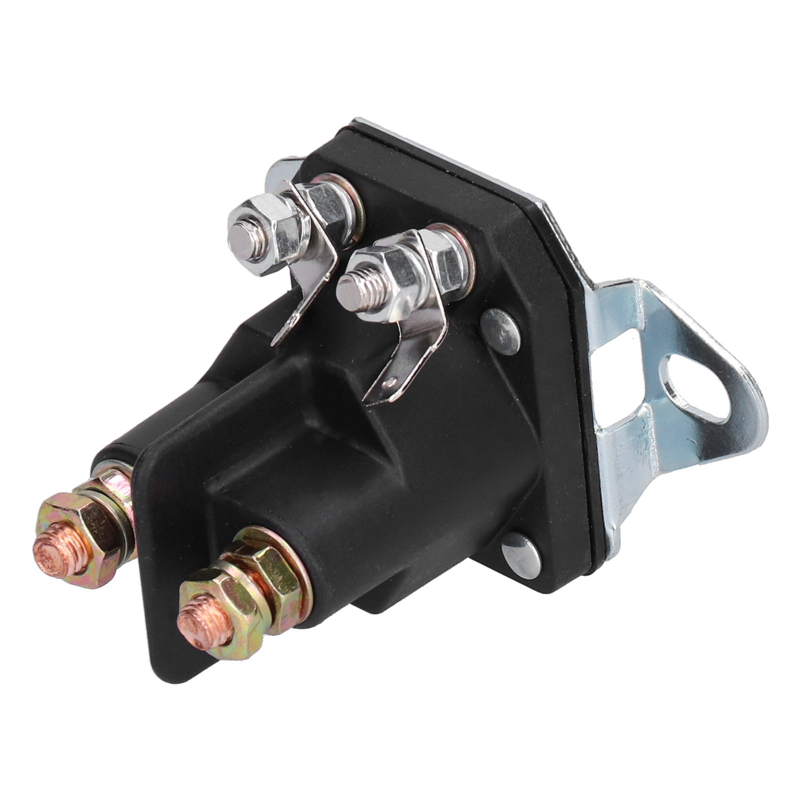 Aolidsive Magnetschalter, 4-poliges Anlasserrelais Aus Hochwertigem Abs-messing, 12 V Für Universelle Fahrzeuge Und Geräte, Modelle 109946, 146154, 1753539, Am138497