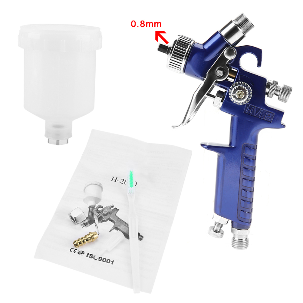 Zerodis 0,8/1,0 Mm Für Ugello Mini Pneumatic, Glatter Spritzer Für Wandmalerei, Werkzeuge, Kunsthandwerk, Ausgezeichnete Zerstäubungswirkung (h-2000a 0,8 Mm)