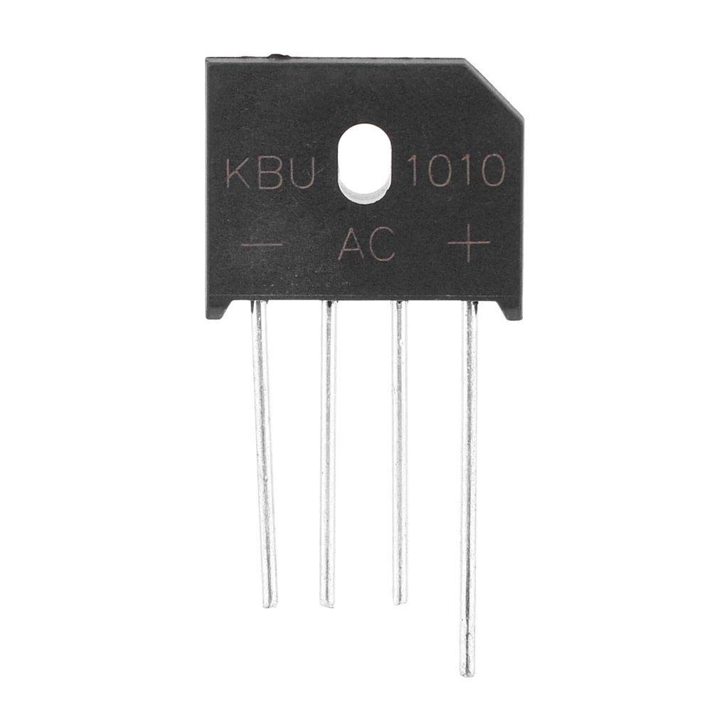 1000v 10a Diodenbrückengleichrichter Kbu1010 Für Elektronische Schaltungen/haushaltsgeräte (1 Stück).
