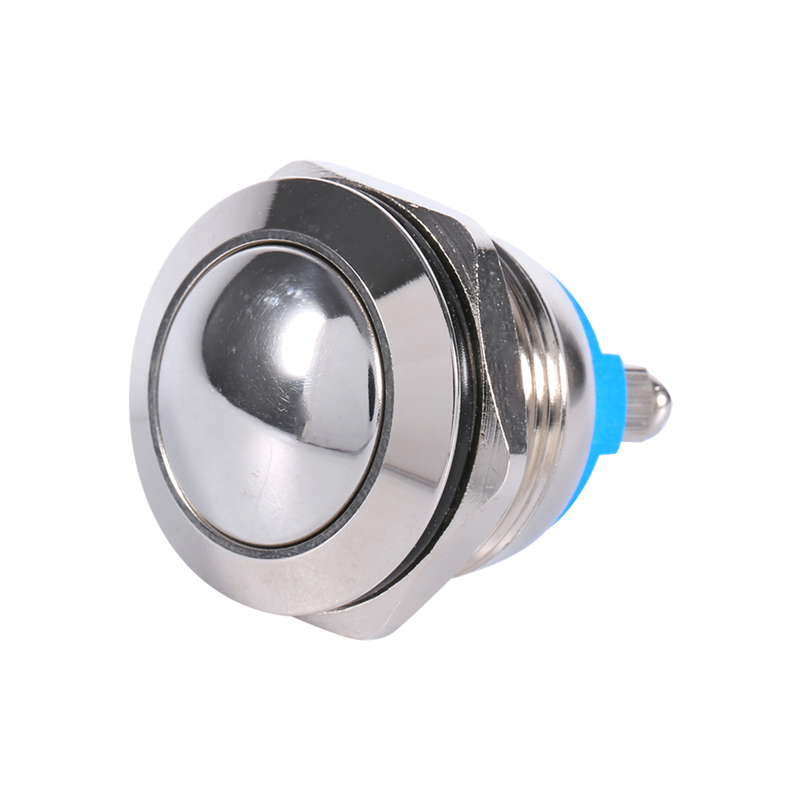 Wasserdichter Metall-druckknopfschalter Für Autos, Momentanschalter 19 Mm 12 V, Messing, Für Autohupe Und Warnleuchten.