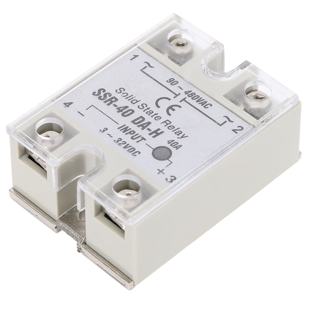 Ssr-40da-h Halbleiterrelaismodul, 40 A, Kontaktloser Schalter, 3–32 V Dc Eingang, 90–480 V Ac Ausgang, Für Automatisierung