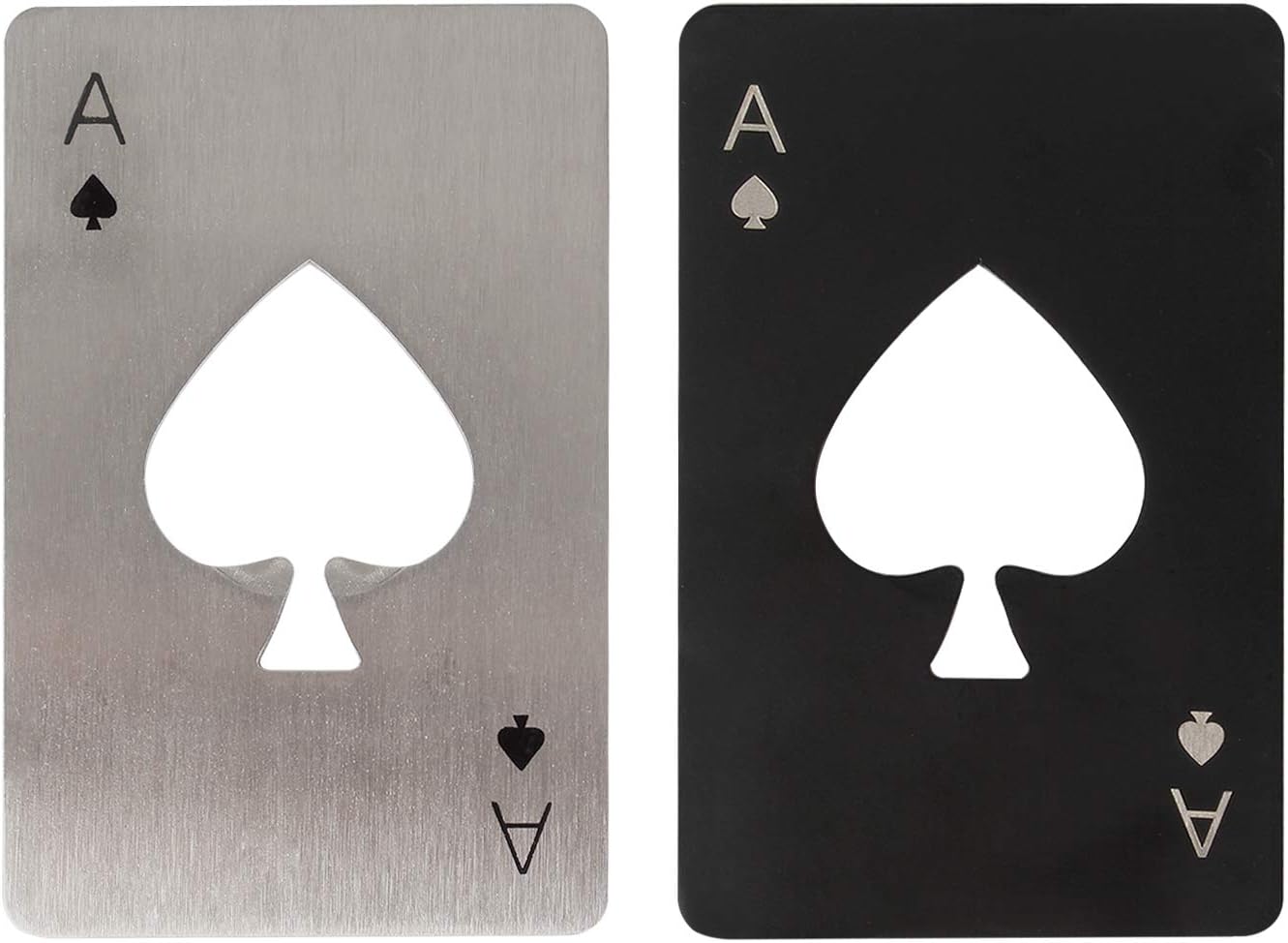 2-teiliger Flaschenöffner Mit Poker-motiv, Flaschenöffner Aus Edelstahl, Anzug
