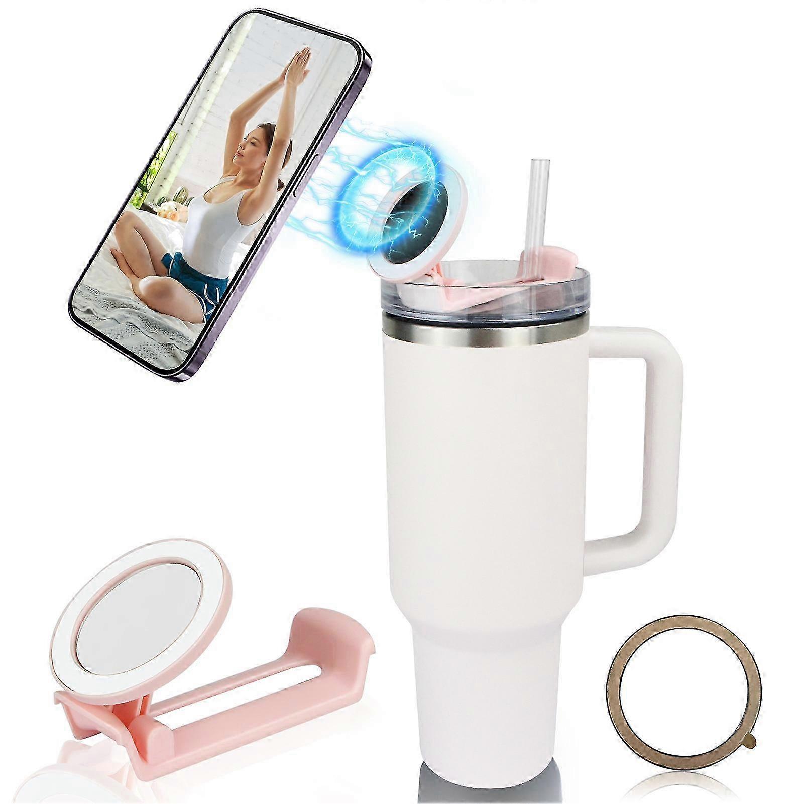 Drehbarer Handyhalter Für Stanley 40oz Becher, Tragbarer Reise-handyständer Für 40oz Wasserflaschen