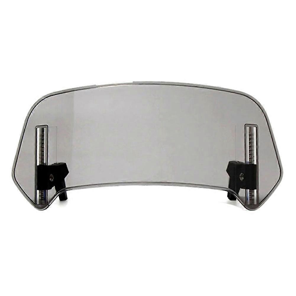 Motorrad-windschutzscheiben-verlängerungsspoiler, Grau, Verstellbar, Passend Für Bmw, Kawasaki, Yamaha, Honda Und Suzuki, 36 X 14 Cm