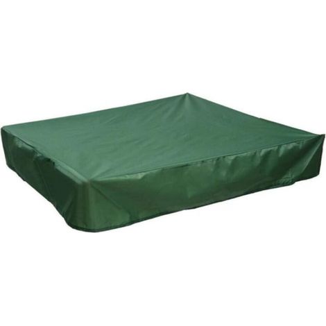 Sandkastenabdeckung, Grün, Wasserdicht, Staubdicht, Uv-schutz, Quadratisch
