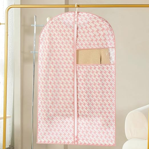 3er-pack Rosa Kleidersäcke (3 L, 60 X 120 Cm) Zur Langzeitaufbewahrung Für Ja