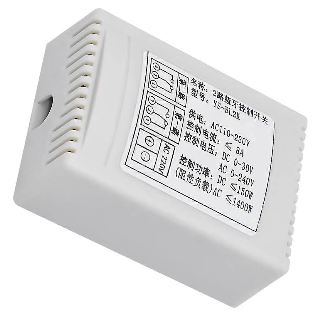 Ys-bl2k 12v/220v 2-wege Bluetooth 4.0 Relaismodul Steuerschalter Fernbedienung App Intelligente Drahtlose Fernbedienung 220v