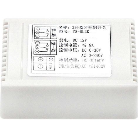 Ys-bl2k 2-wege Bluetooth 4.0 Relaismodul Steuerschalter Fernbedienung App Intelligente Drahtlose Fernbedienung 12v