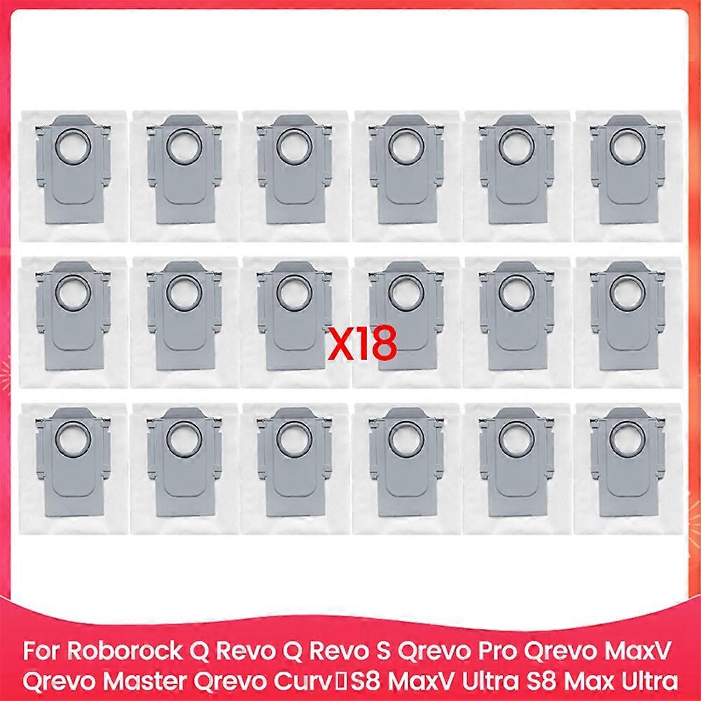 18 Staubbeutel Für Roborock Q Revo, Q Revo S, Qrevo Pro, Qrevo Maxv, Qrevo Master, Qrevo Curv, S8 Maxv Ultra, S8 Max Ultra