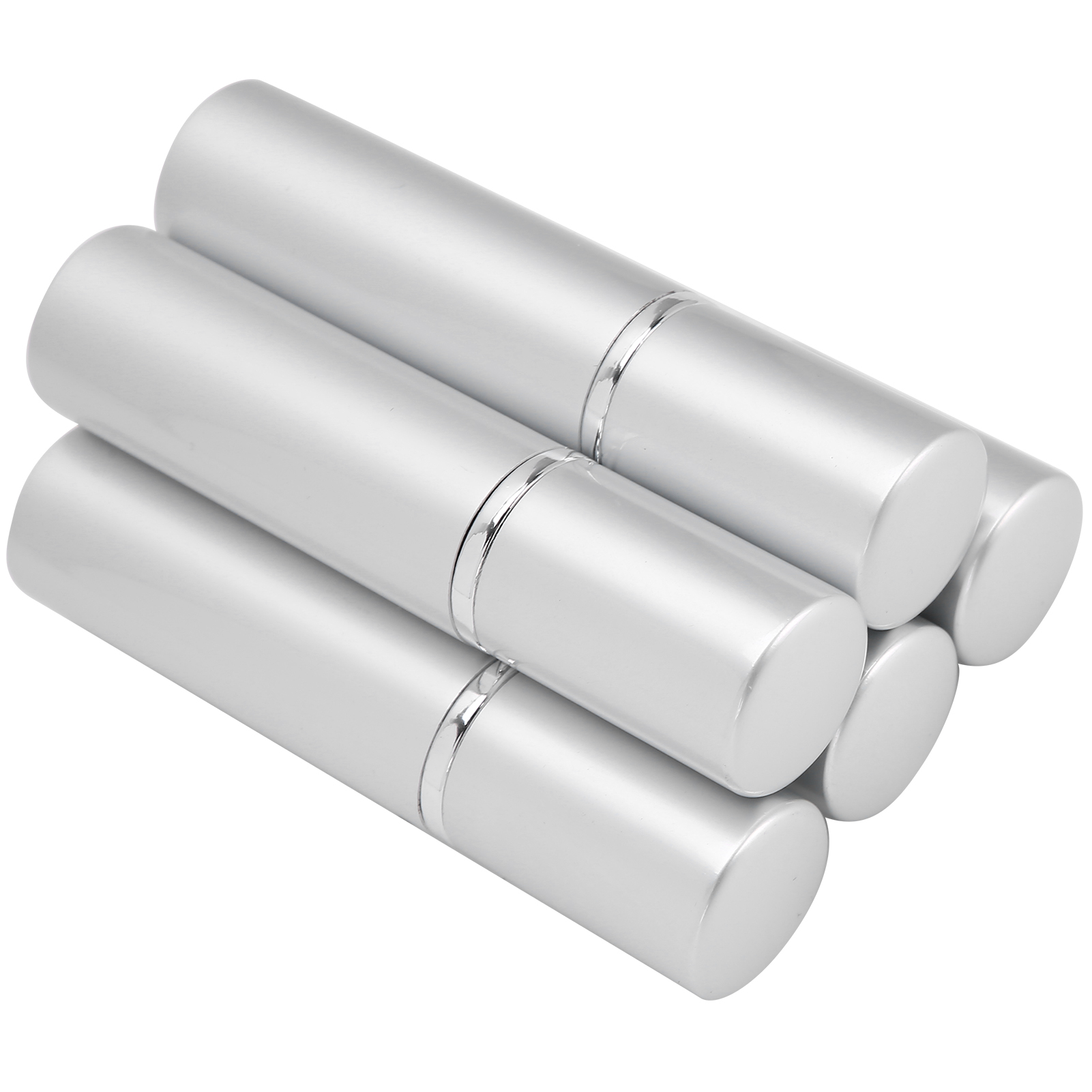 Wiederbefüllbare Aluminiumflaschen À 10 Ml, Silberne, Tragbare, Leere Sprühflasche