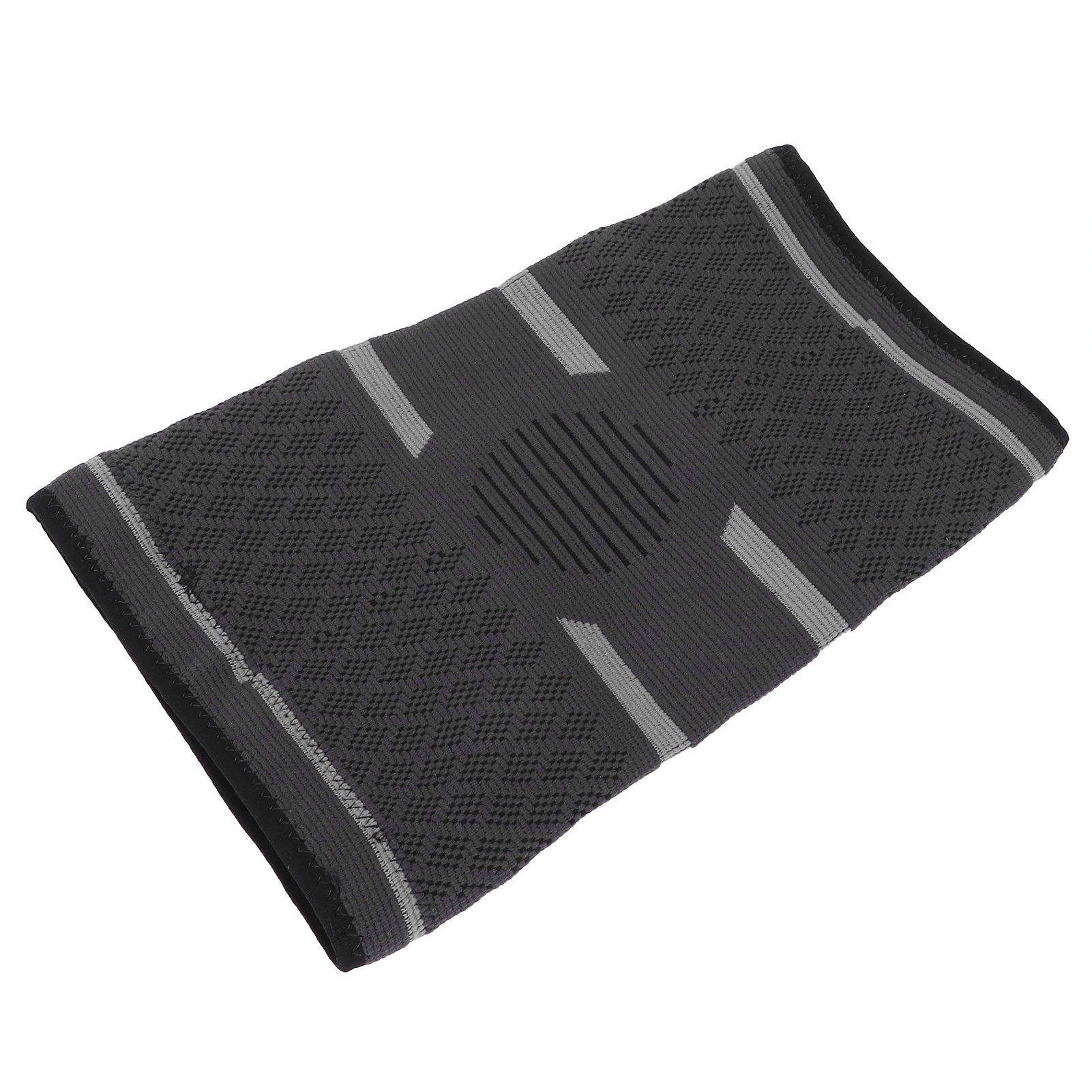 Atmungsaktive Kniebandage Aus Nylon Mit Kompressionsfunktion, Rutschfest, Graue Knieschutzbandage (xl)