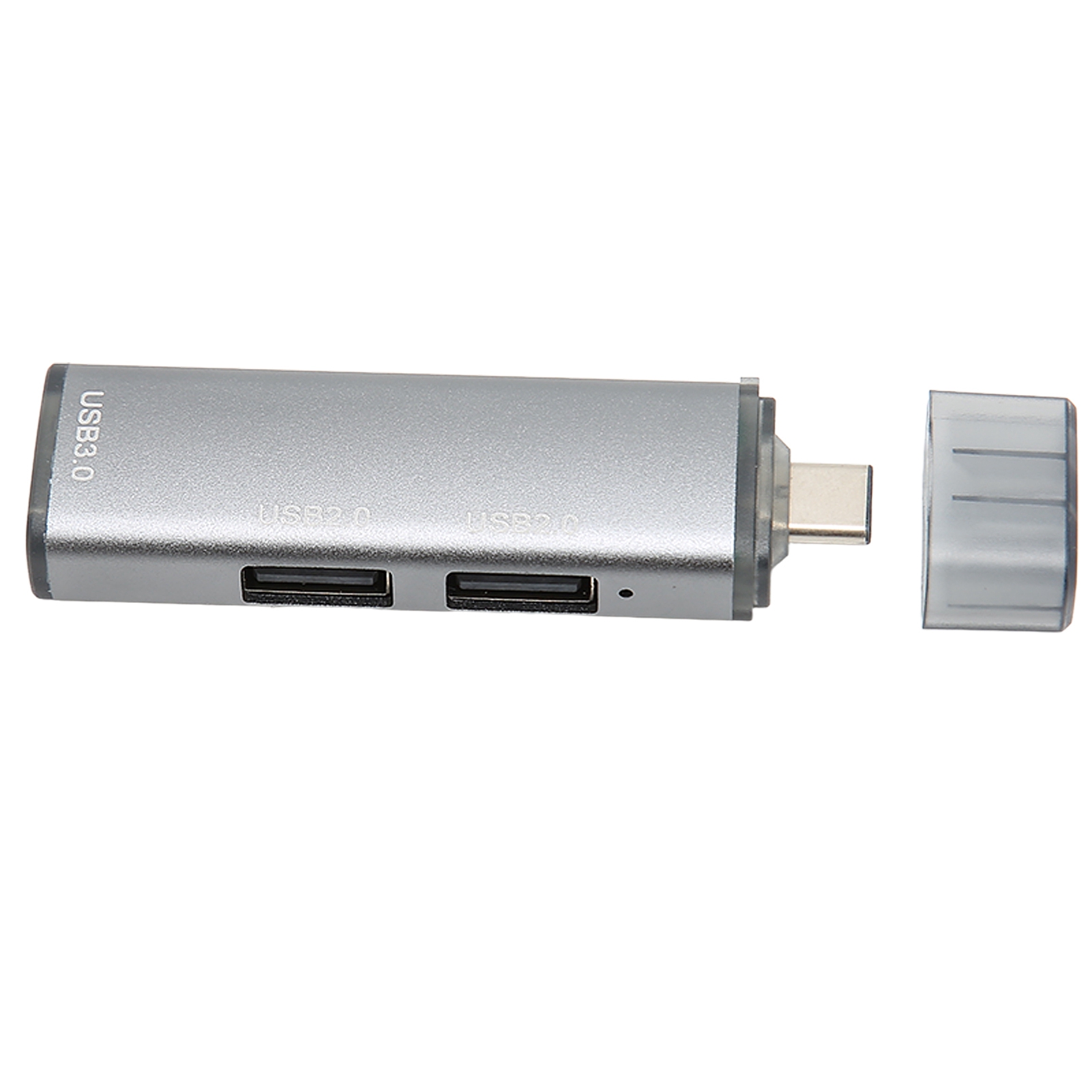 Usb-c-dockingstation Aus Aluminium, Maus- Und Tastatur-hub, 300 Mbit/s, Grau, Für Laptops