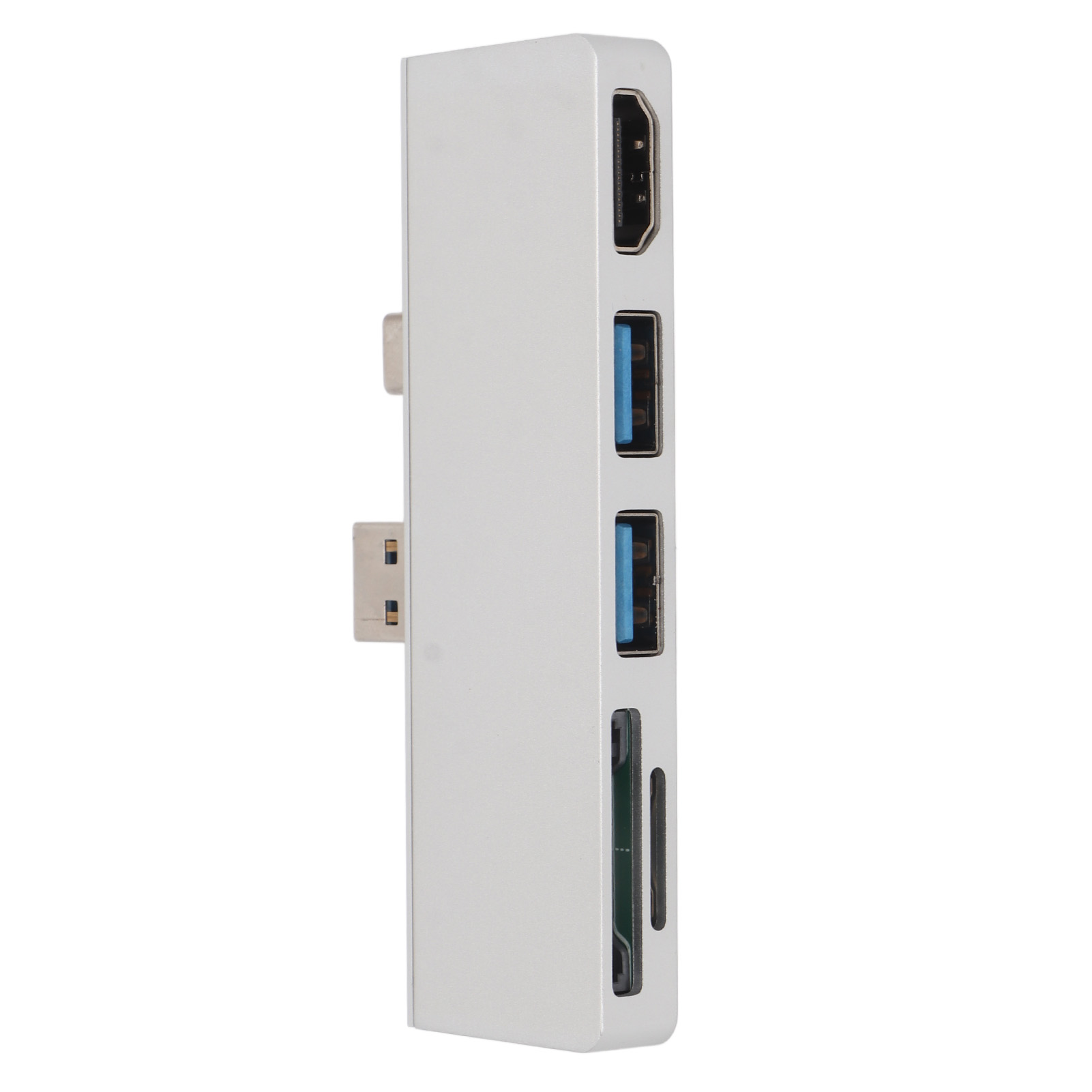 Usb-c-auf-4k-hdmi-adapter Mit Usb-3.0-anschlüssen Für Surface Pro 7 – Silber