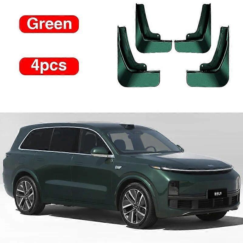 Schmutzfänger Für Li Auto L9 Lixiang L9 (2022–2025) – Spritzschutz-set Für Kotflügel Und Außenverkleidung – Grün