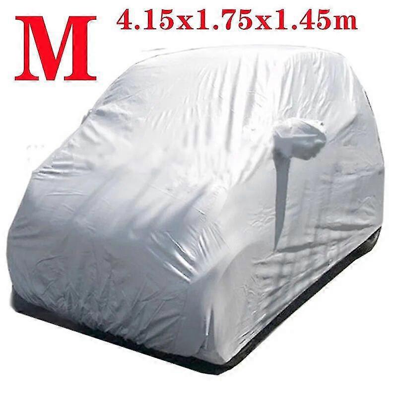 Universelle Autoabdeckung In Den Größen S/m/l/xl/xxl, Smart Outdoor-vollabdeckung Mit Sonnenschutz Und Uv-schutz, Schützt Die Karosserie Vor Sonne, Regen, Staub Und Wasser – 4,15 X 1,75 X 1,45 M