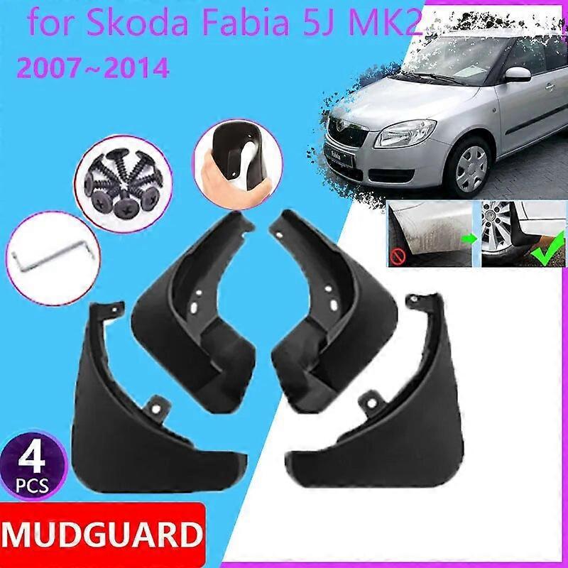 Schmutzfänger Für Skoda Fabia 5j Mk2 2007–2014 (2010, 2011, 2012) – Schmutzfänger, Kotflügelschutz, Auto-außenzubehör