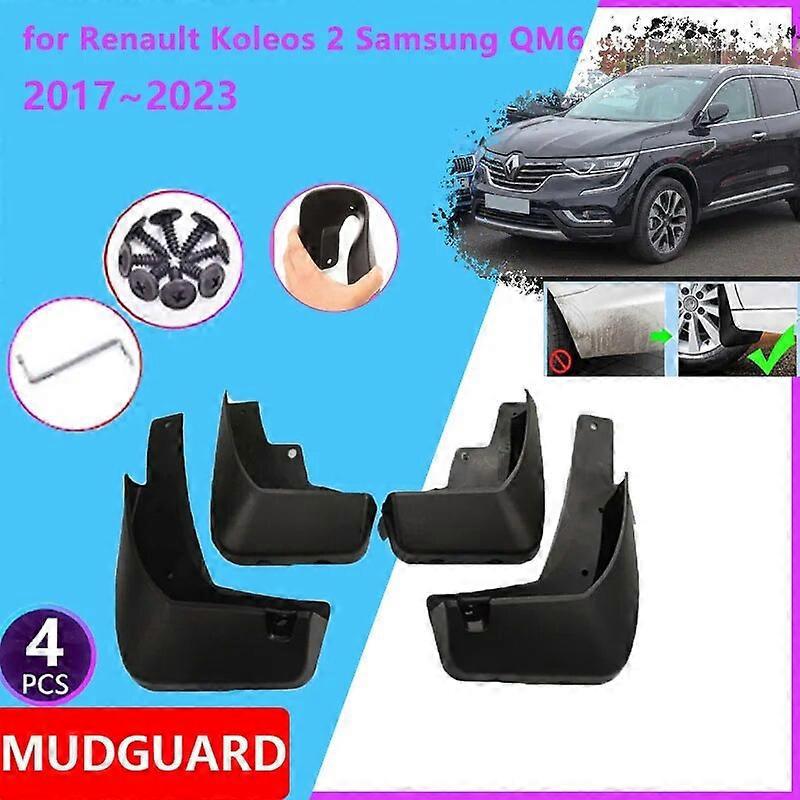 Für Renault Koleos 2 Samsung Qm6 20172023 2018 2019 2020 Schmutzfänger Spritzschutz Kotflügelverbreiterungen Autozubehör--