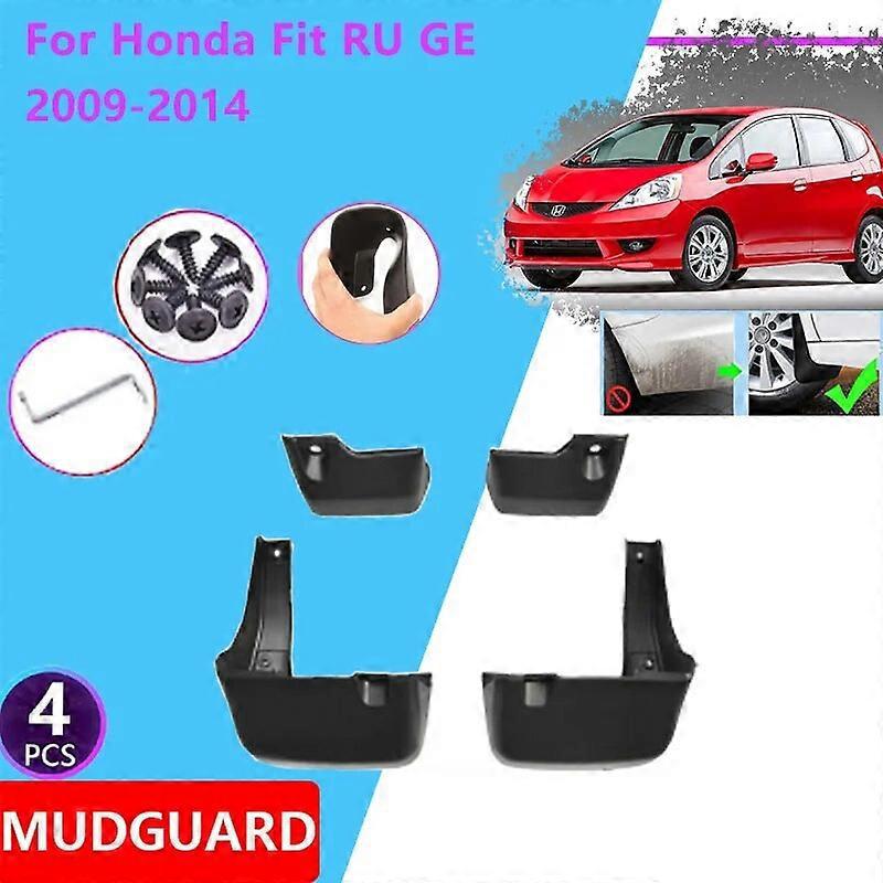 Kotflügel Für Honda Fit Jazz Ru Ge Gg Hybrid 20092014, Schmutzfänger Vorne, Schmutzfänger Hinten, Spritzschutzabdeckungen, Schutzzubehör