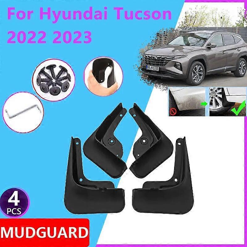 Für Hyundai Tucson Nx4 2022 2023 Auto Radkotflügel Vorne Hinten Schmutzfänger Schmutzfänger Schutzklappe Spritzschutz Autozubehör--