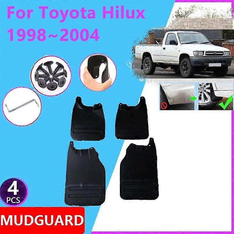 Für Toyota Hilux 1998–2004 N140 N150 N160 N170 Auto Kotflügel Vorne Hinten Schmutzfänger Schmutzfänger Schutzklappe Spritzschutz Autozubehör