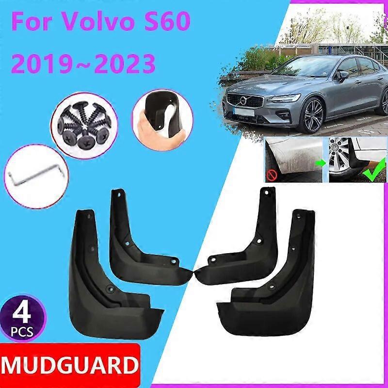 Für Volvo S60 2019–2023 2020 2021 2022 Auto Radkotflügel Vorne Hinten Schmutzfänger Schmutzfänger Spritzschutzklappe Autozubehör