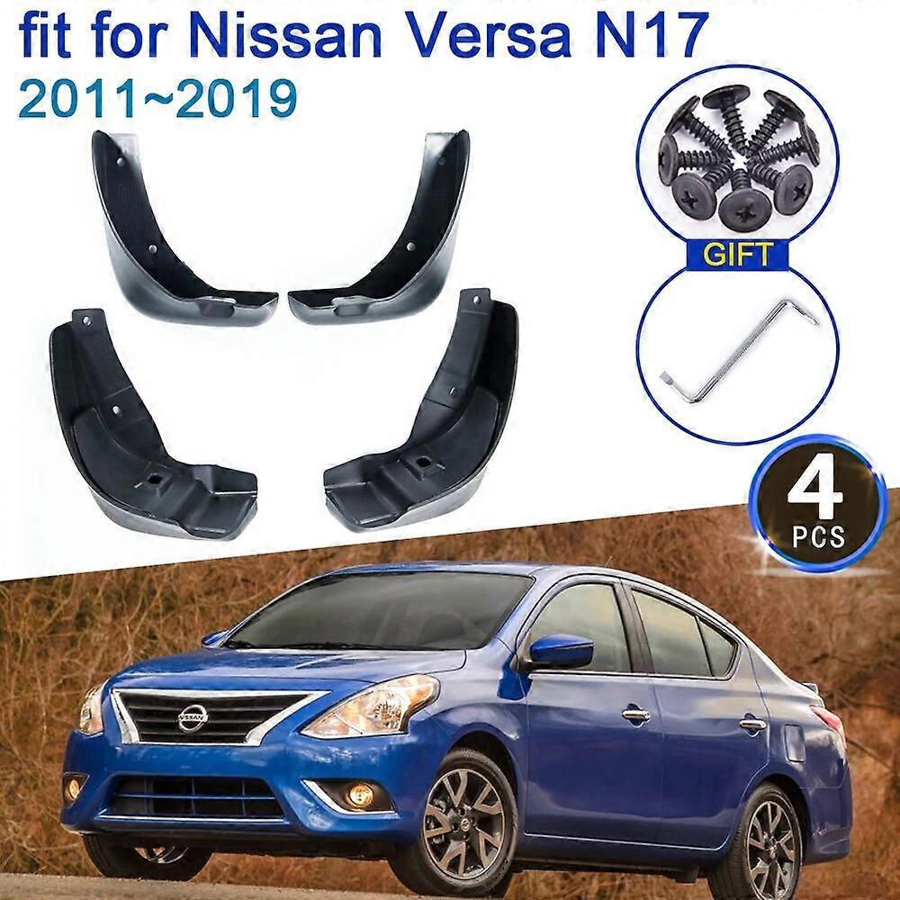 Schmutzfänger Für Nissan Versa Limousine Almera Sunny Latio N17 20112019 4x Schmutzfänger Schutz Kotflügel Styling Zubehör Spritzschutz