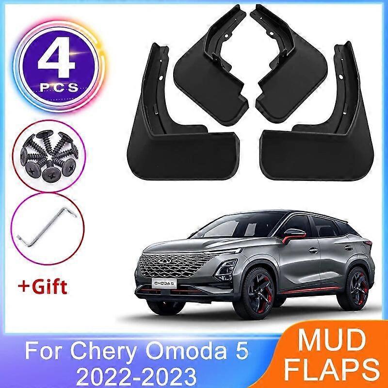 4-teiliges Set Schmutzfänger Für Chery Omoda 5 Fx (2022, 2023) – Kotflügel, Spritzschutz, Radlaufschutz, Zubehör