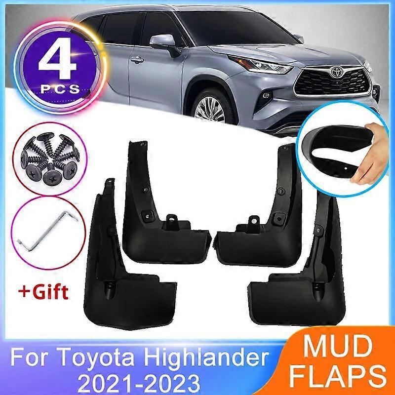Schmutzfänger Für Toyota Highlander Kluger Xu70 2021 2022 2023 Kotflügel-schmutzfänger Radschutz-schmutzfänger Neues Upgrade Autozubehör--