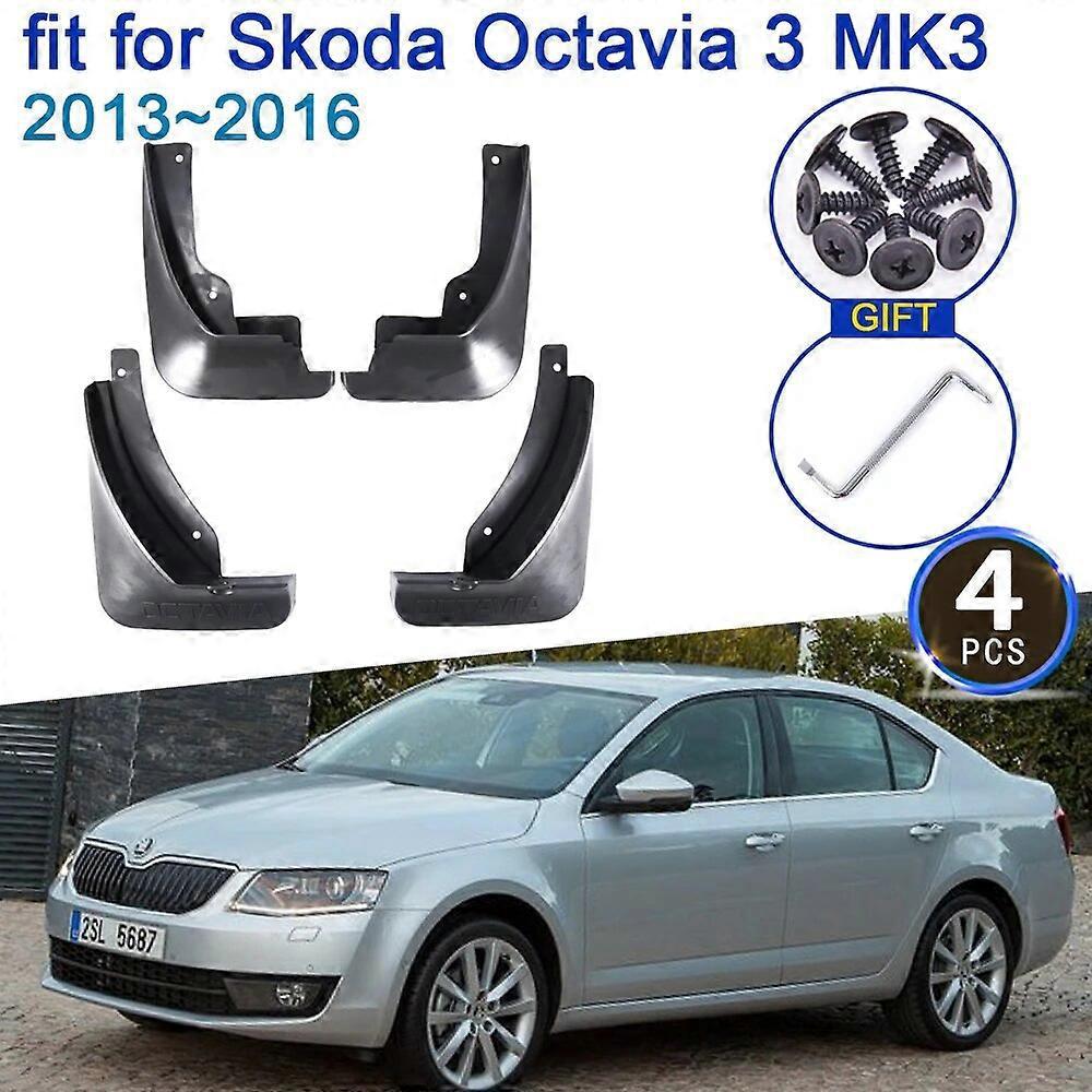Schmutzfänger Für Skoda Octavia 3 A7 Mk3 5e 20132016, 4x Schmutzfänger, Kotflügelschutz, Styling-zubehör, Upgrade-spritzschutz