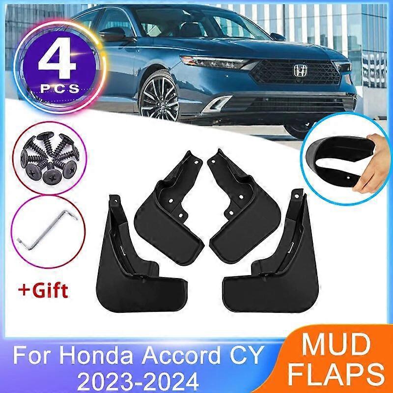 4 Stück Schmutzfänger Für Honda Accord Cy 2023 2024, Vorne Und Hinten, Neue Verbesserte Spritzschutzlappen, Radschutz, Kotflügel, Autozubehör