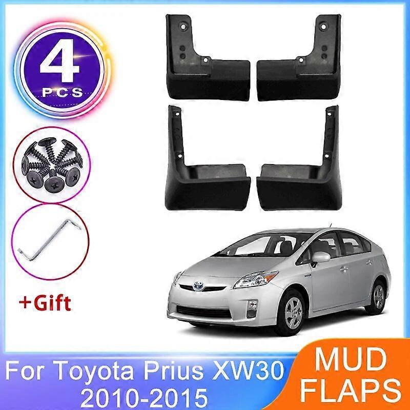 4 Stück Kotflügel Vorne Und Hinten Für Toyota Prius Xw30 20102015 Schmutzfänger Kotflügel Spritzschutz Radschutz Auto Ersatzteile--