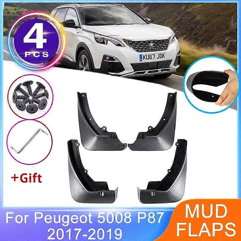 Kotflügel Vorne Und Hinten Für Peugeot 5008 P87 Mk2 2017 2018 2019 Radlaufschutz Spritzschutz Kotflügel Schmutzfänger Auto Ersatzteile--