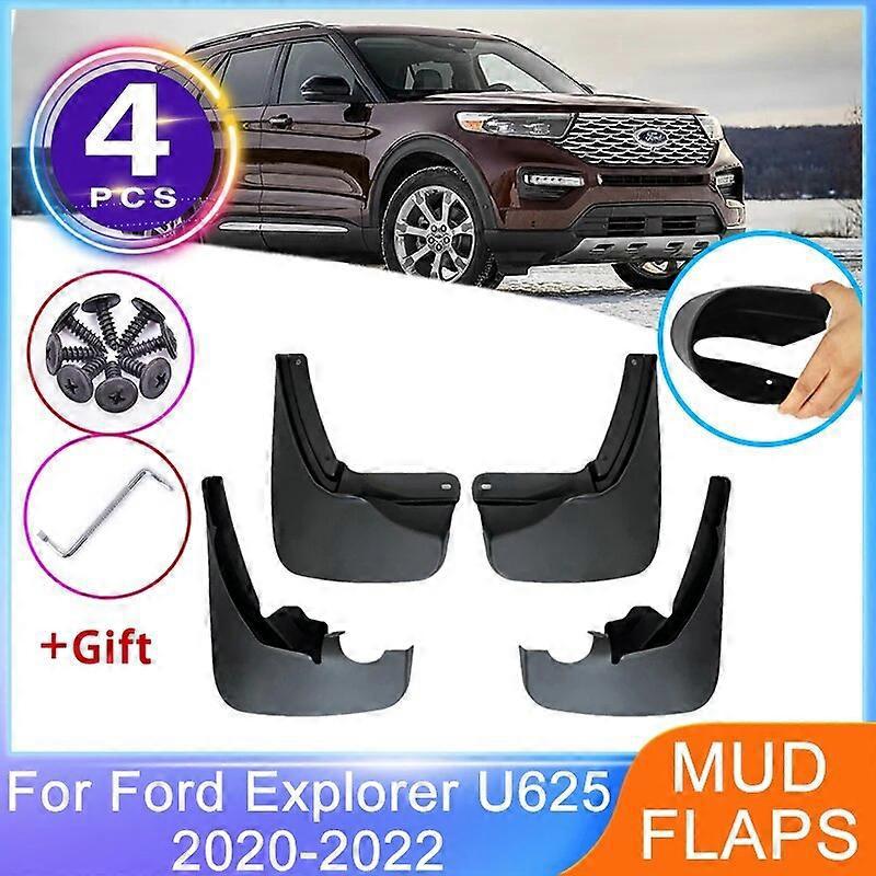 4-teiliges Schmutzfänger-set Für Ford Explorer U625 2020 2021 2022, Vorne Und Hinten, Spritzschutz, Kotflügel, Radschutz, Autozubehör