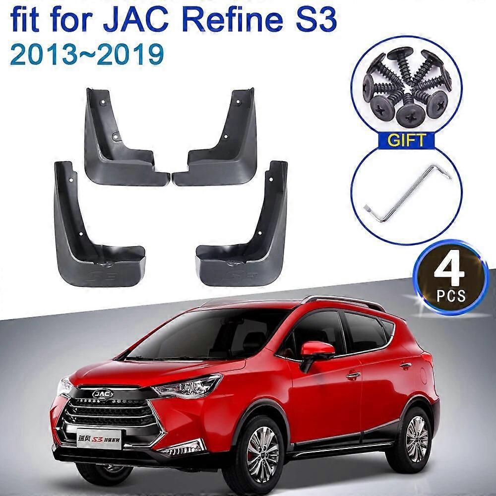 Schmutzfänger Für Jac Refine S3 20132019, 4 Stück, Kotflügelschutz, Styling-zubehör, Neue Verbesserte Schmutzfängerklappe