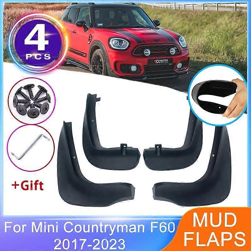4 Stück Schmutzfänger Vorne Und Hinten Für Mini Countryman F60 Cooper 20172023 Schmutzfänger Kotflügel Radschutz Auto Styling Zubehör