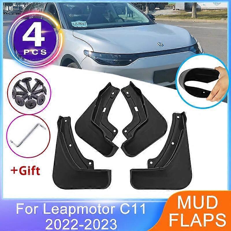 4 Stück Kotflügel Vorne Und Hinten Für Leapmotor C11 2022 2023, Spritzschutz, Schmutzfänger, Kotflügelschutz, Radlaufschutz, Autozubehör, Autostyling