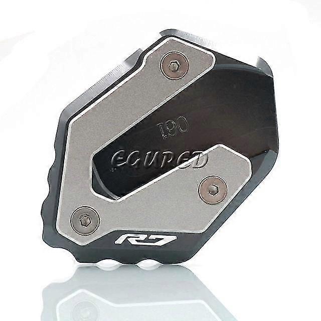 Cnc-gefräste Seitenständer-verlängerungsplatte Für Yamaha Yzfr7 Yzfr7 Yzf-r7 – Grau